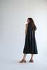 Album di Famiglia Pleated Sleeveless Dress - Black - Thumbnail 5