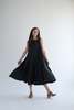 Album di Famiglia Pleated Sleeveless Dress - Black - Thumbnail 7