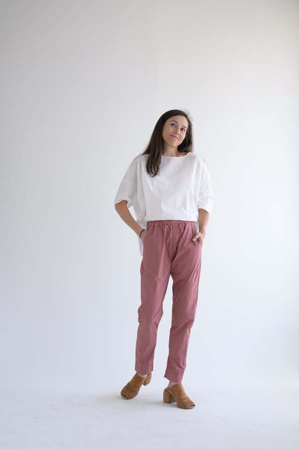 Album di Famiglia Slim Trouser TS - Coral