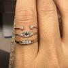 Jennie Kwon Designs Float Ring Dia Ring - Thumbnail 3