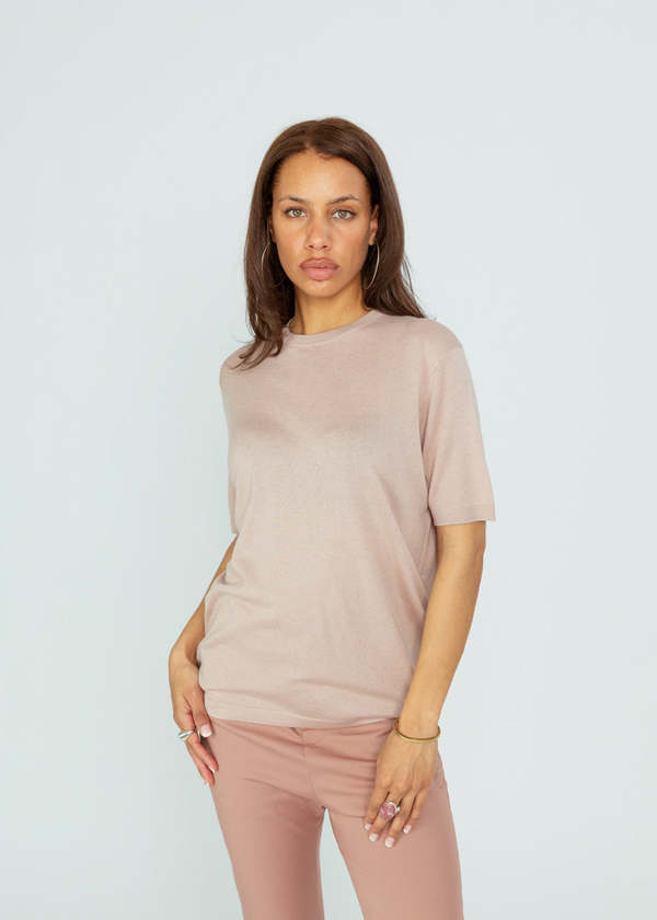 Brazeau Tricot Big Tissue Knit Tee - Dune Brazeau Tricot Big Tissue Knit Tee - Dune