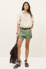 Ba&sh Facha Bermuda Shorts - Vert - Thumbnail 2