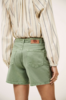 Ba&sh Facha Bermuda Shorts - Vert - Thumbnail 5