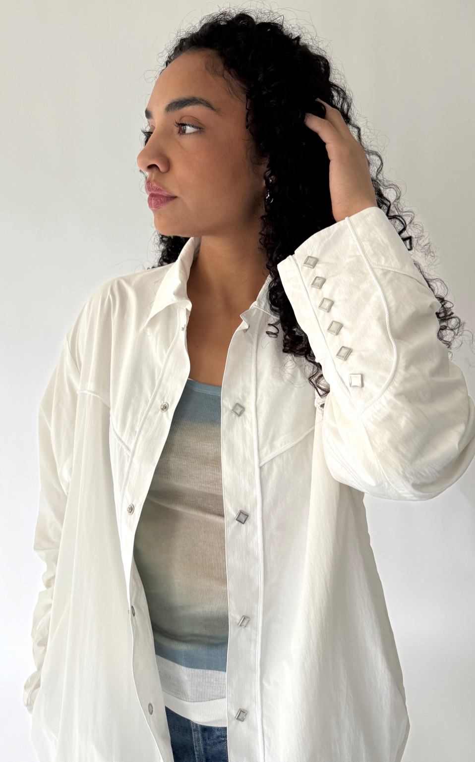 Tanaka Coach Shirt - White | Garmentory