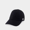 COURREGES 125ACT039CO0024 Baseball Cap - Black - Thumbnail 1