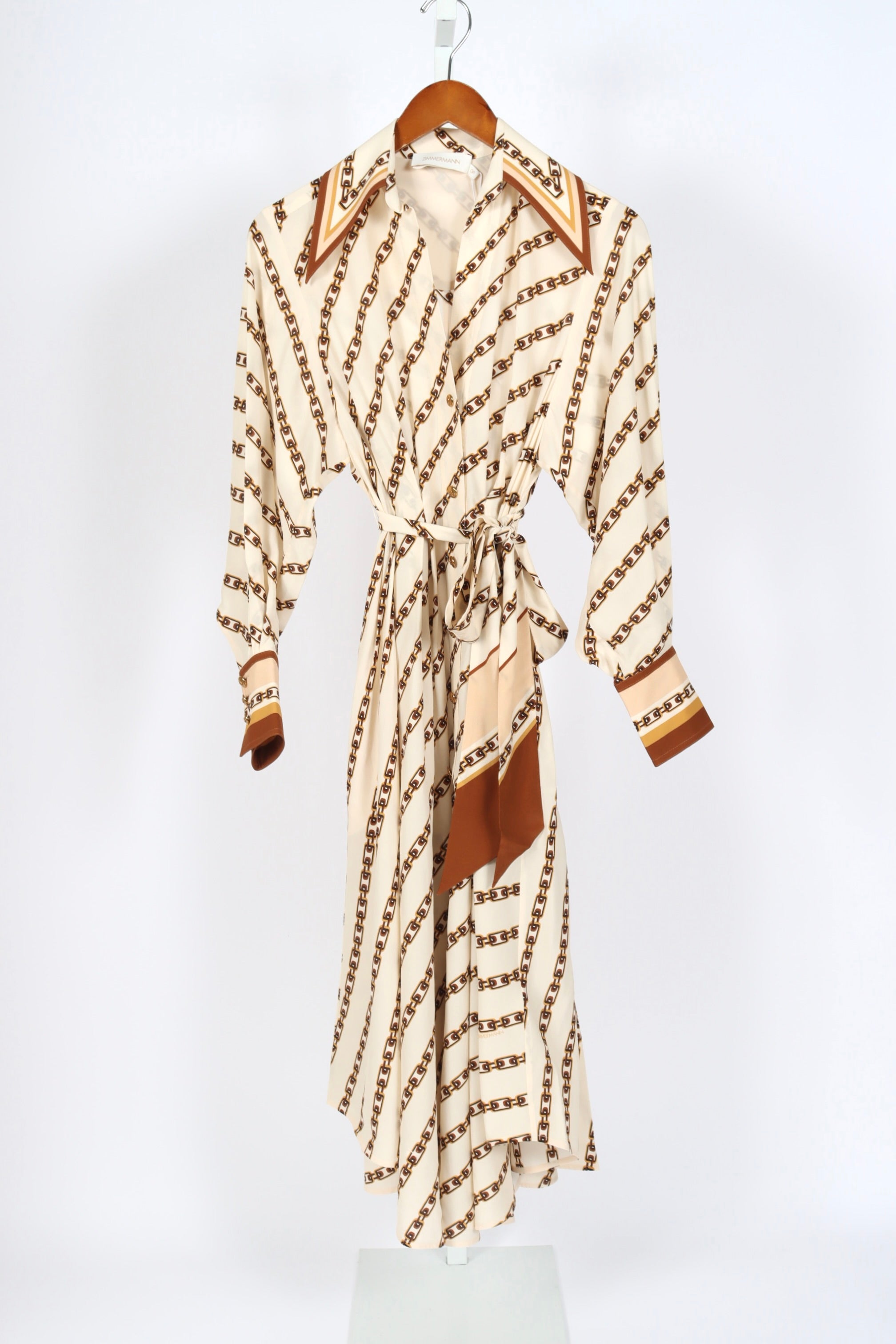 【Zimmermann】ハリデイ タック ミディ シャツ ドレス Zimmermann】TRANQUILLITY SHACKET DRESS シャツ ミディドレス