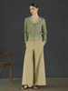 Maison De Ines Oxford Wide Slacks - Beige - Thumbnail 5
