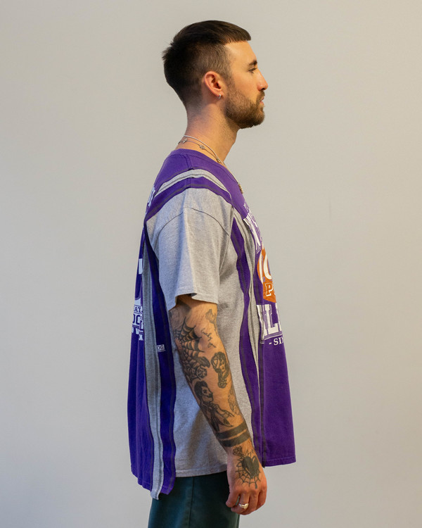 Needles 7 Cut Wide Tee College A Needles 7 Cut Wide Tee College A