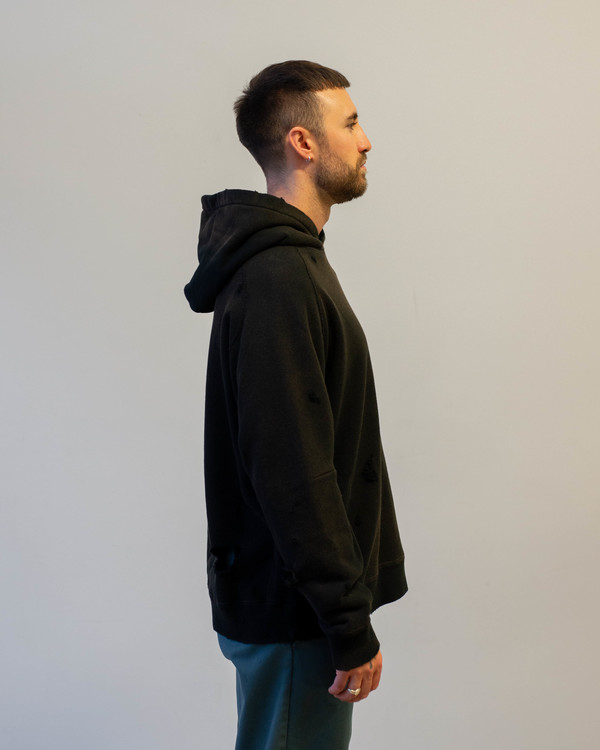 Needles Darts Sweat Hoody - Black | Garmentory