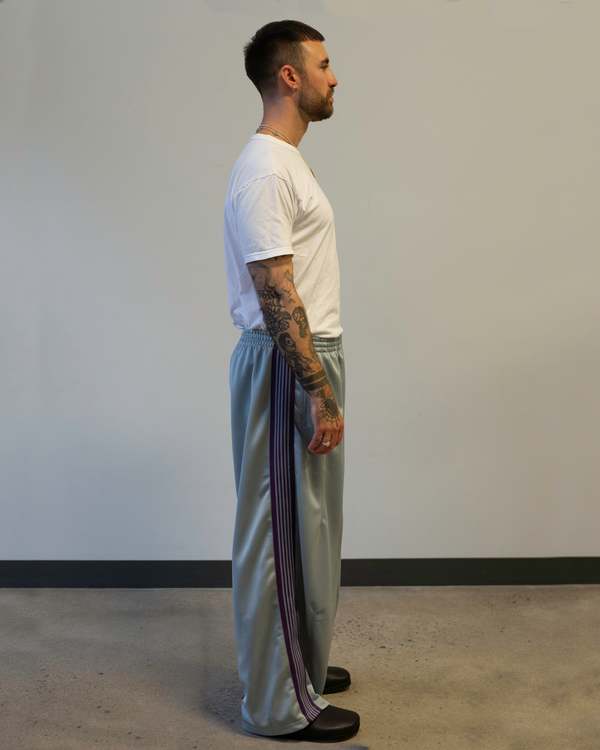 Needles H.D. Track Pant - Poly Smooth Sax | Garmentory