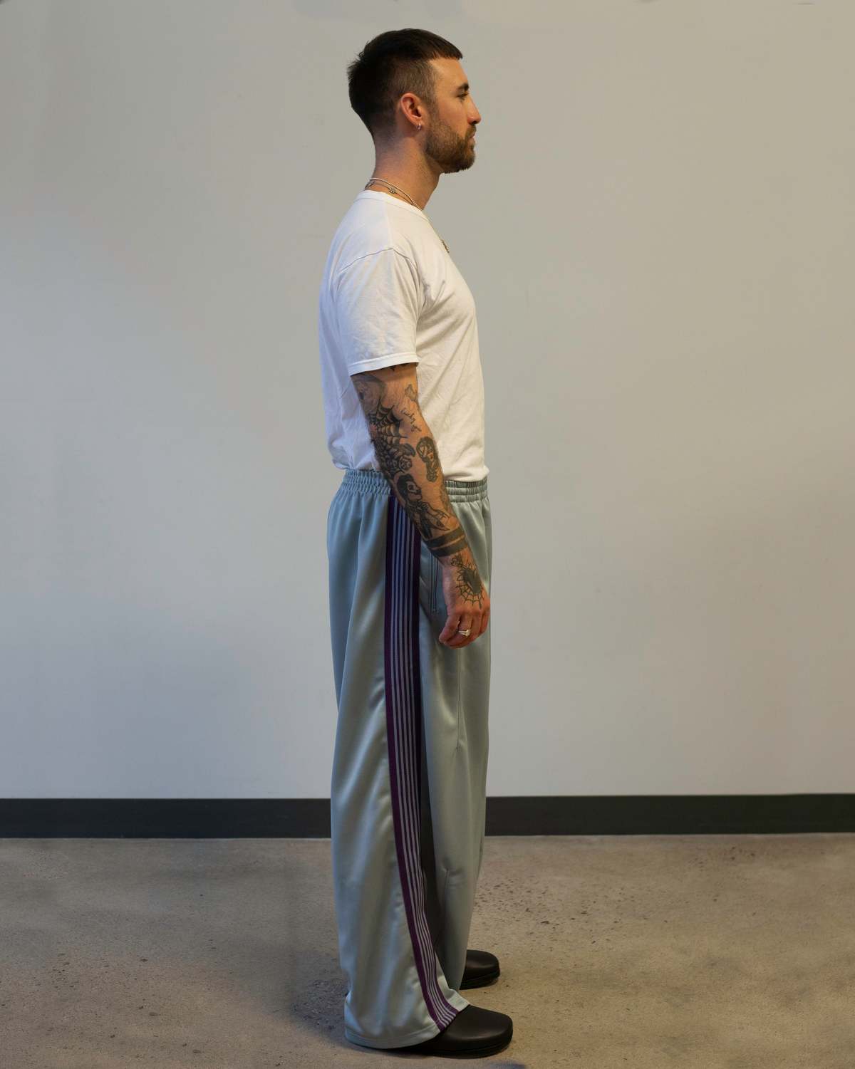 【Needles】H.D Track Pant-Poly Smooth Needles H.D. Track Pant Poly Smooth Sax – The Foxhole