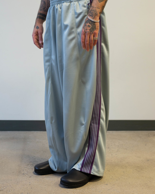 Needles H.D. Track Pant - Poly Smooth Sax | Garmentory
