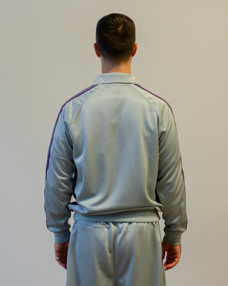 Track Jacket - Sax - Poly Smooth | Nepenthes New York