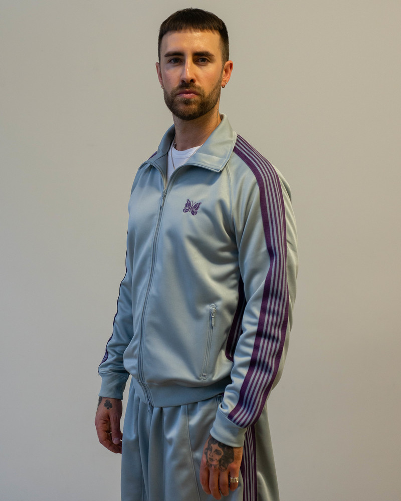 NEEDLES x TW 国内買付 TRACK JACKE - POLY SMOOTH Track Jacket - Purple - Poly Smooth | Nepenthes New York