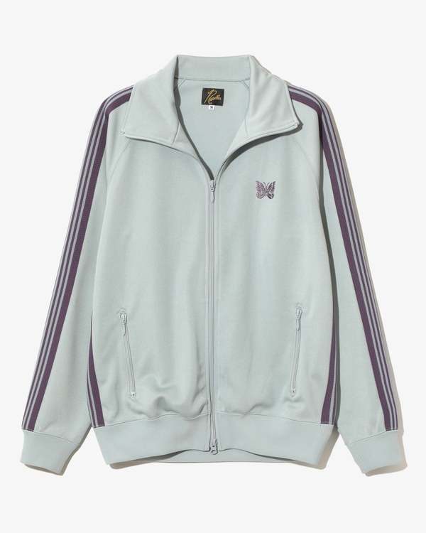 Track Jacket Polv Smooth Needles アイボリー Track Jacket - Ivory Poly Smooth | UP THERE