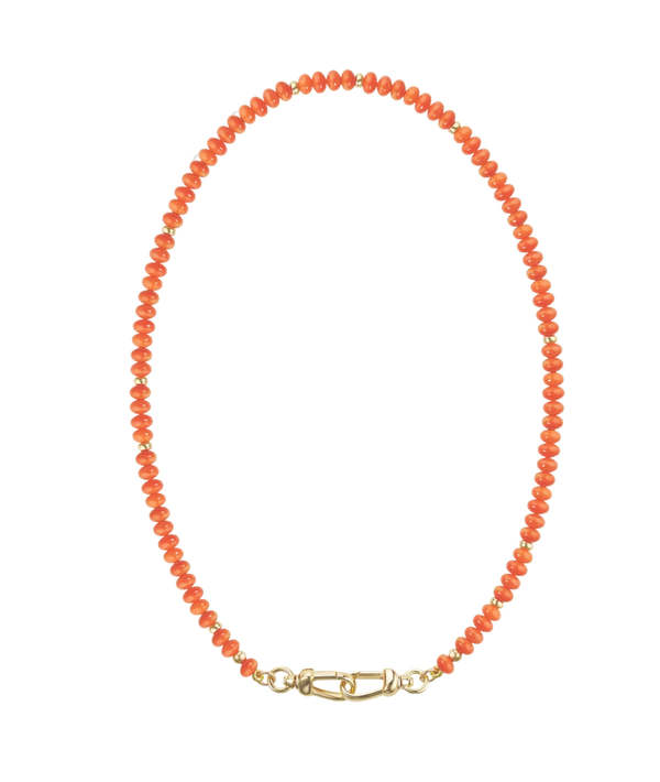 Lola Sonia Gemstone Necklace - Papaya