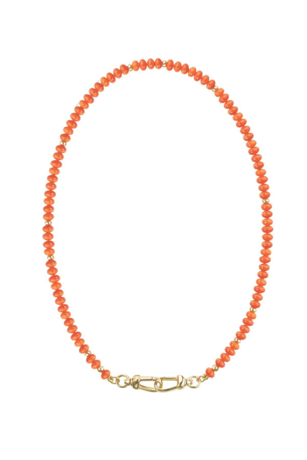 Lola Sonia Gemstone Necklace - Papaya