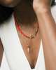 Lola Sonia Gemstone Necklace - Papaya - Thumbnail 2