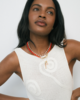 Lola Sonia Gemstone Necklace - Papaya - Thumbnail 5