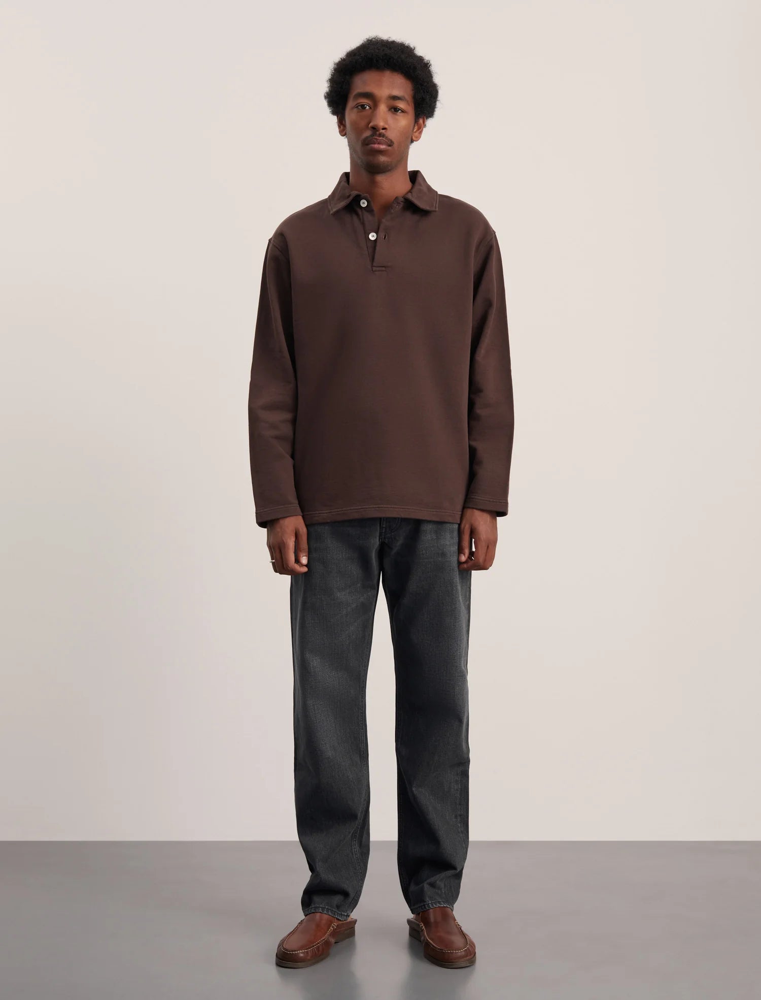 Another Aspect Another Polo Shirt 1.0 - Antique Brown | Garmentory