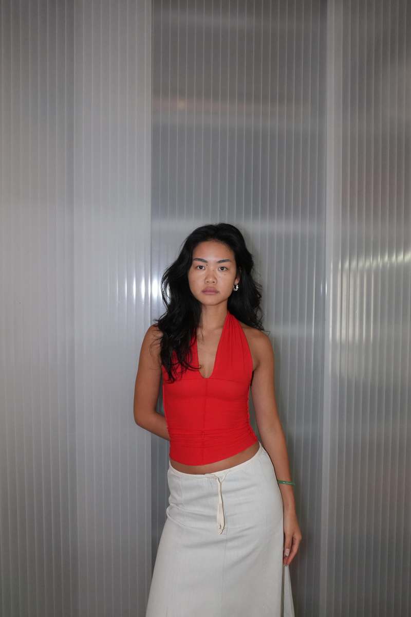 Baserange Cinder Halter Neck - My Red Baserange Cinder Halter Neck - My Red