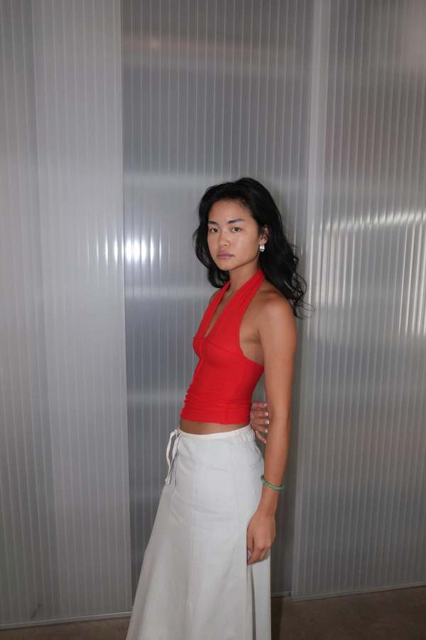 Baserange Cinder Halter Neck - My Red Baserange Cinder Halter Neck - My Red