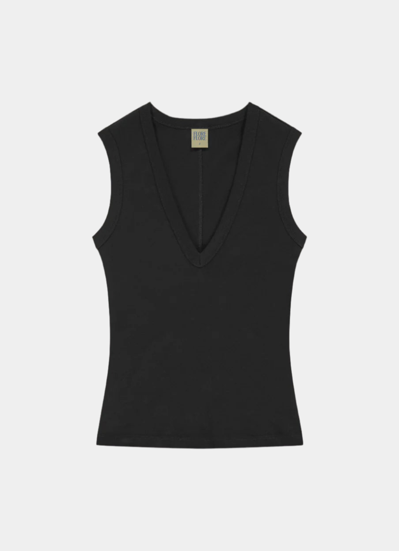 FLORE FLORE Dewi Tank - Black
