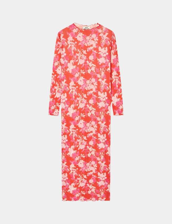 MADS NORGAARD Fancy Jersey Melanie Dress - Rose/Fiery Red | Garmentory MADS NORGAARD Fancy Jersey Melanie Dress - Rose/Fiery Red | Garmentory