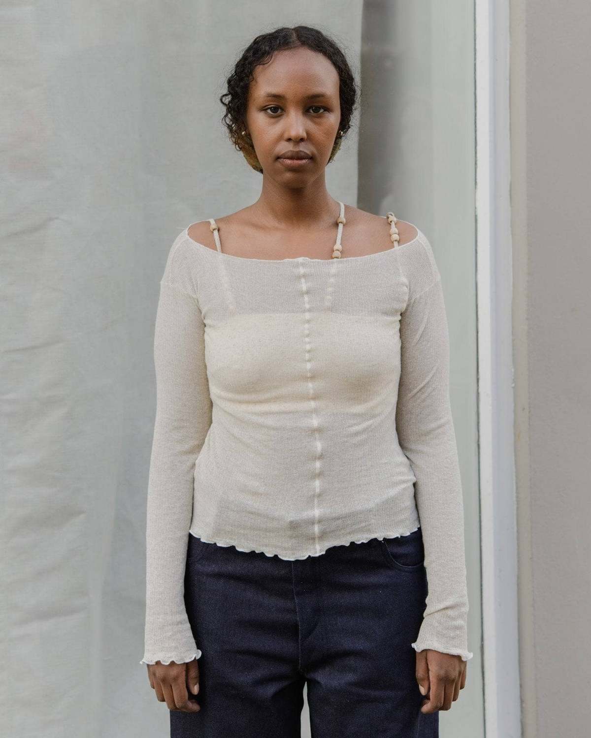 Baserange Pama Longsleeve - Off White | Garmentory