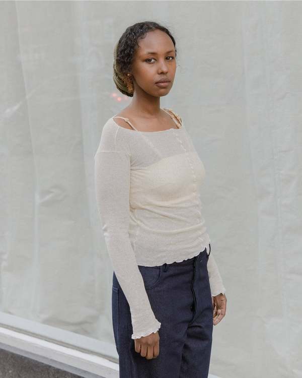 Baserange Pama Longsleeve - Off White | Garmentory