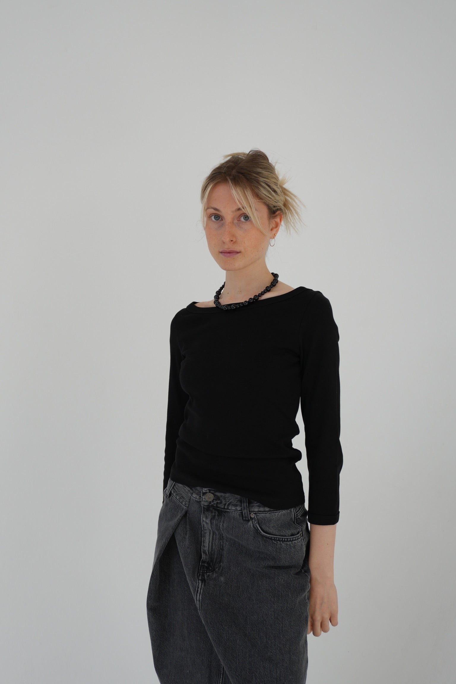 FLORE FLORE Steffi Tee - Black | Garmentory