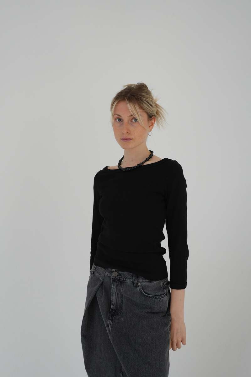 FLORE FLORE Steffi Tee - Black
