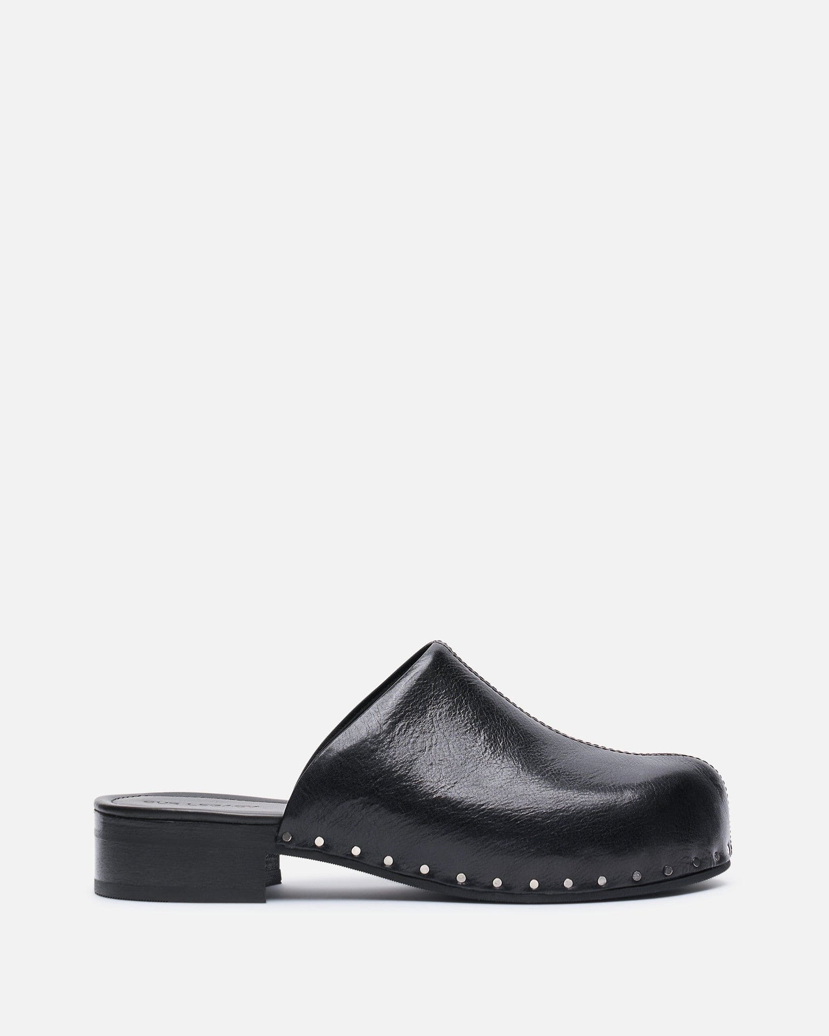 【関税込み】OUR LEGACY ブラック Naoto クロッグ Our Legacy - Naoto Clog Black Supple Cow Hide