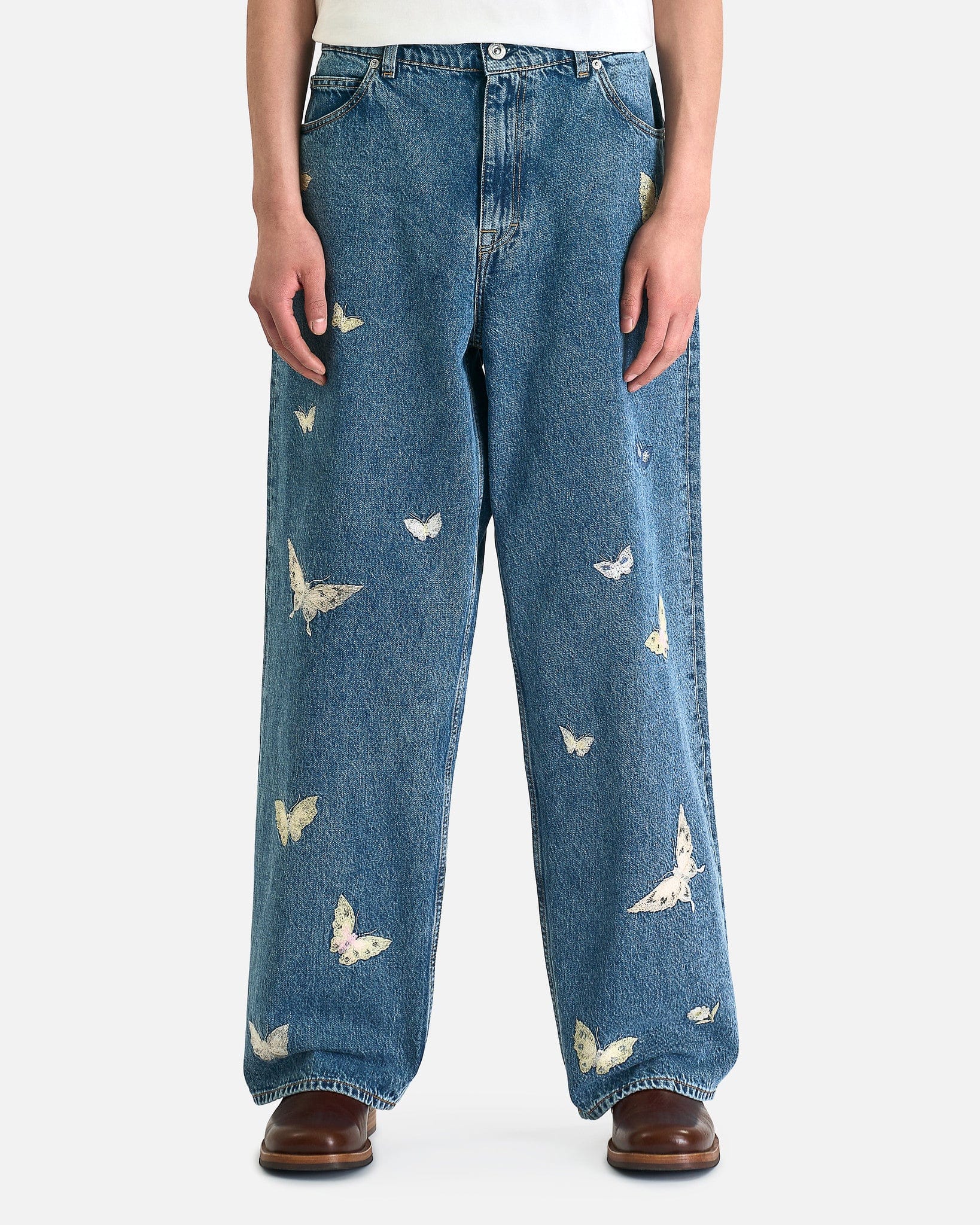 Our Legacy Vast Cut Pants - Indigo Butterfly | Garmentory