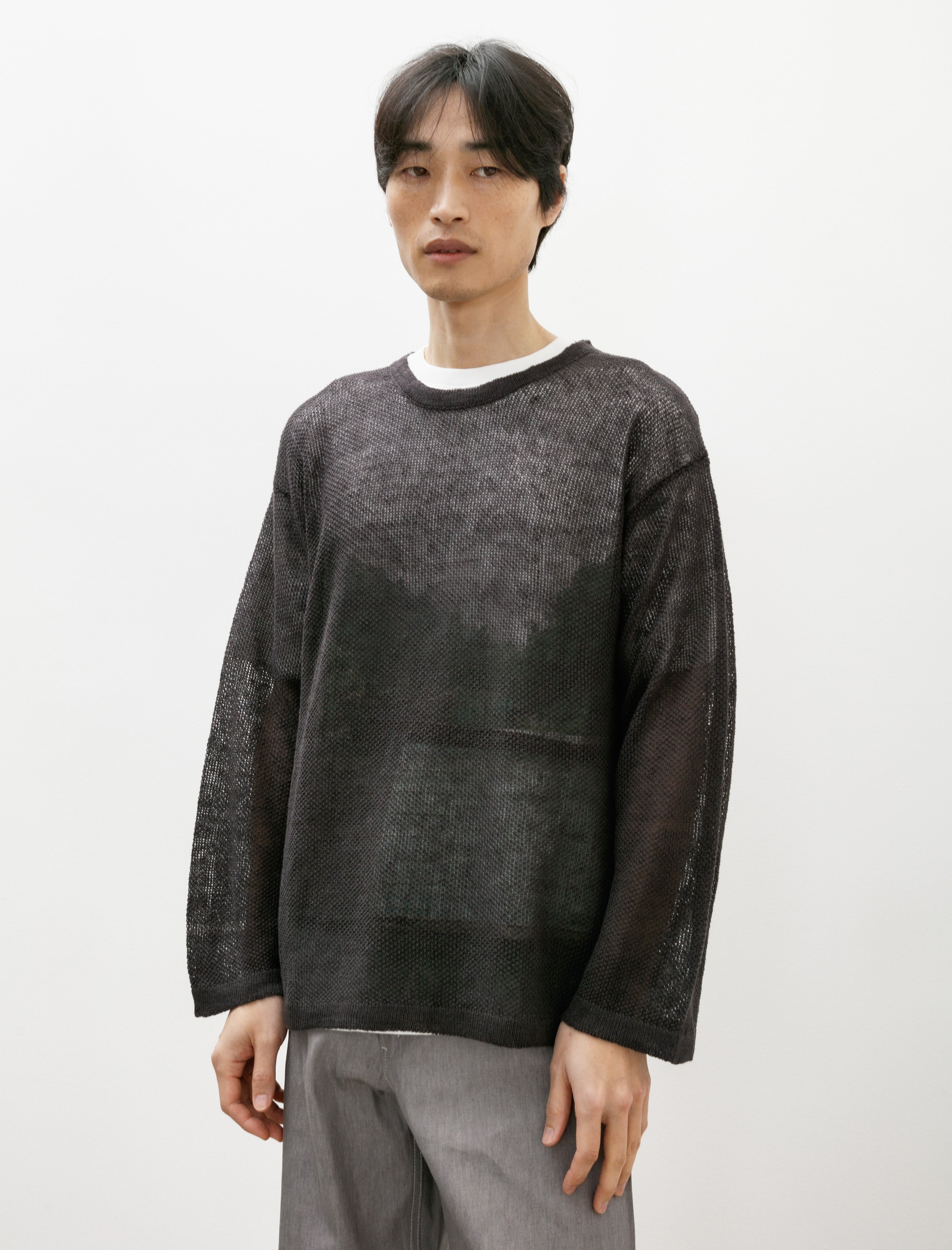 seya.【KOMOREBI JACQUARD SWEATER】 Seya Komorebi Sweater - Rust | Garmentory