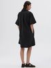 MHL by Margaret Howell Pull On Shirt Dress - Black - Thumbnail 2