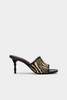 Simon Miller Playa Bamboo Heel - Black/Natural Zebra - Thumbnail 1