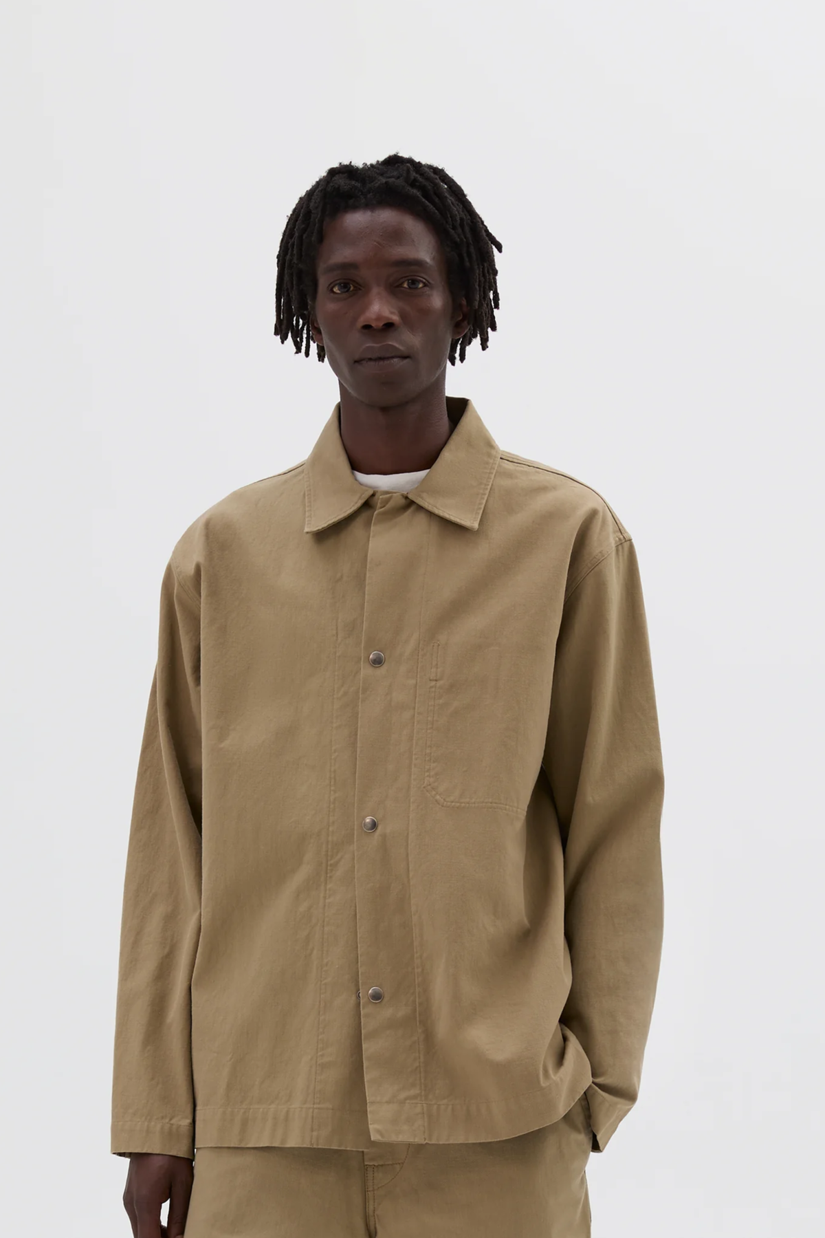 Margaret Howell Chore Shirt - Oat | Garmentory