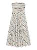 A.L.C. Tara Striped Strapless Midi Dress - Mint Multi - Thumbnail 6