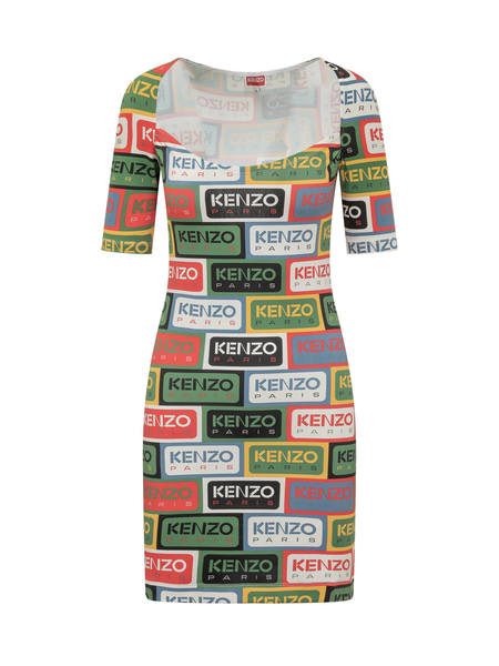 Kenzo Peonies Kimono Sleeve Dress | Garmentory