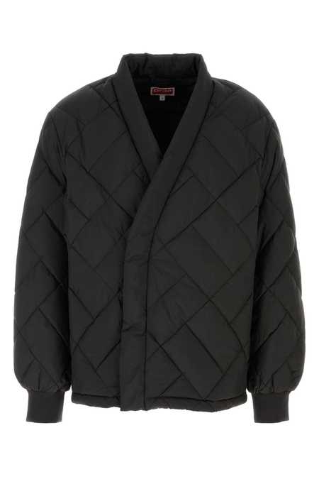 ジャケット・アウター SOSHIOTSUKI BLACK KIMONO DOWN JACKET Black Kimono Sleeve Down Jacket by SOSHIOTSUKI on Sale