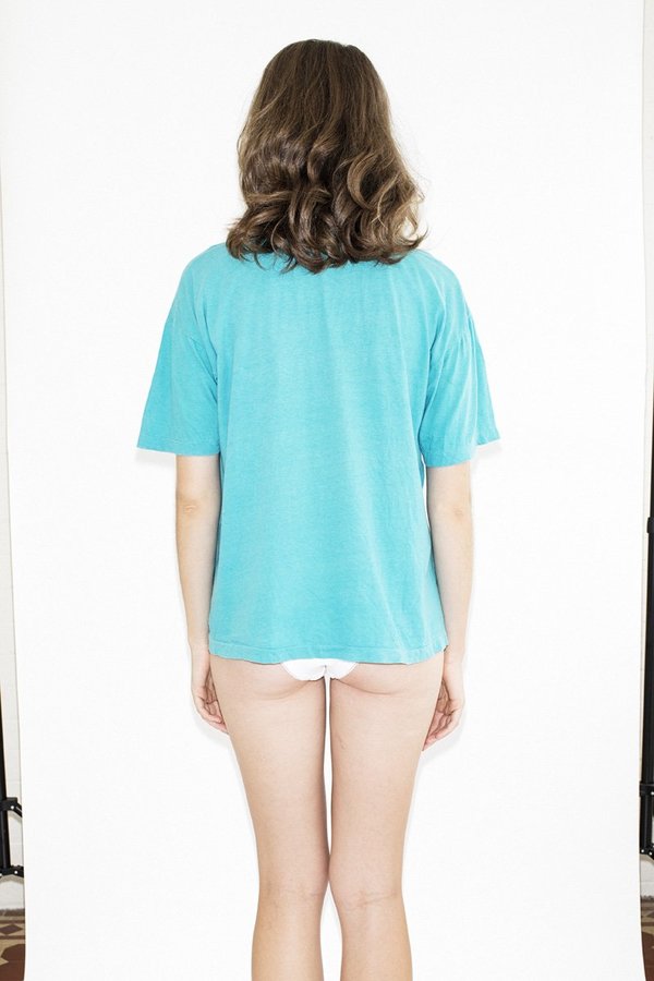 Vintage Bootleg 90's 'Chanel' T-shirt – Turquoise | Garmentory