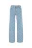 Kenzo Embroidered Denim Jeans - Bleached Blue Denim - Thumbnail 1