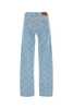 Kenzo Embroidered Denim Jeans - Bleached Blue Denim - Thumbnail 2
