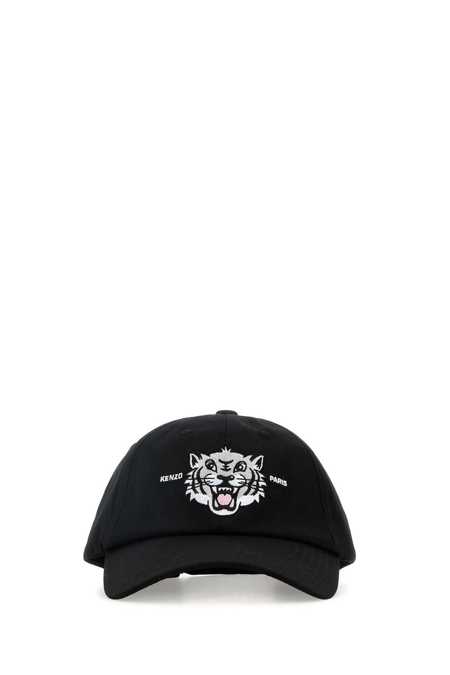 キャップ Kenzo Tiger Embroidered Curved Peak Cap Kenzo Tiger Embroidered Curved Peak Cap - Black | Garmentory