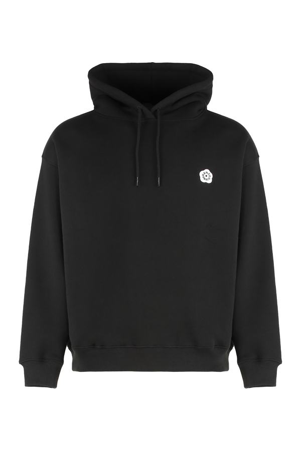 Kenzo Cotton Hoodie - Black | Garmentory