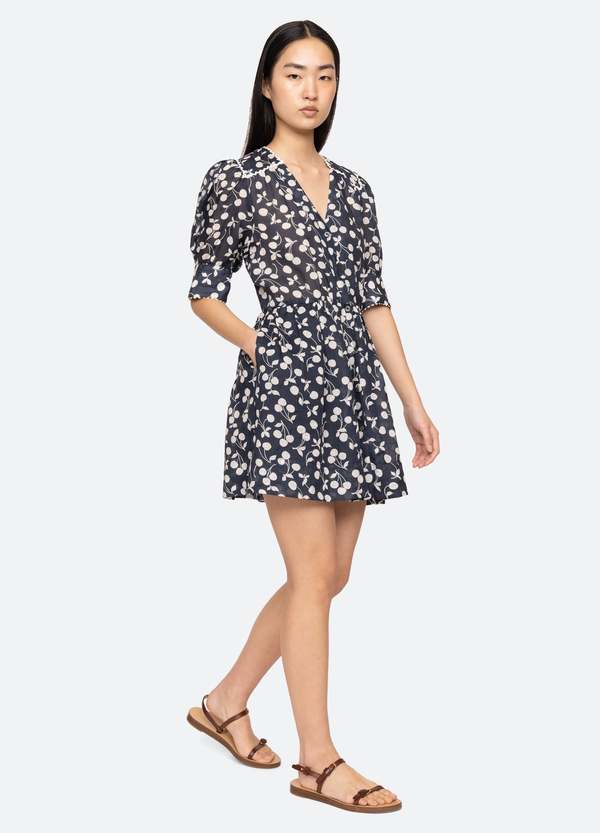 Sea NY Cheri Mini Dress - Navy on Garmentory