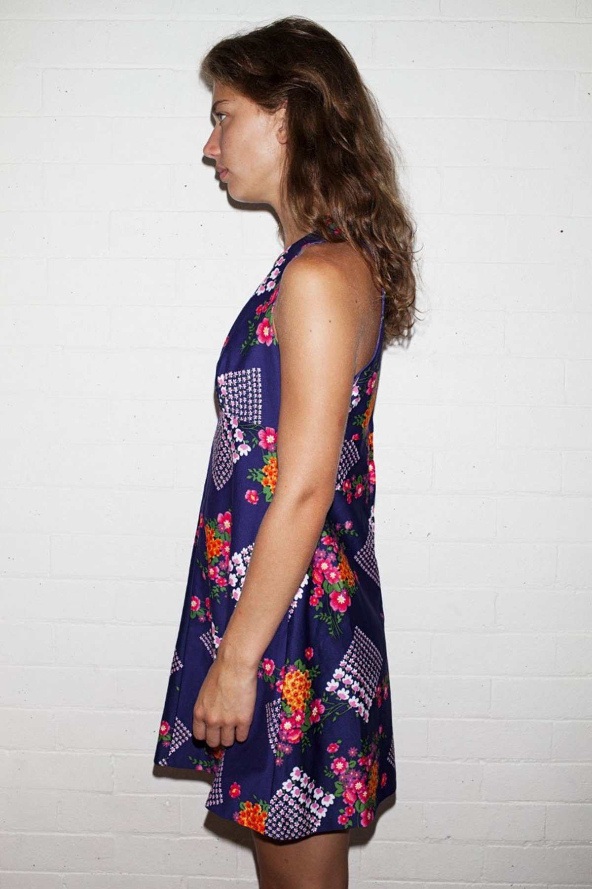 strapless open back dress Flower Power Dress  Raise and Shine