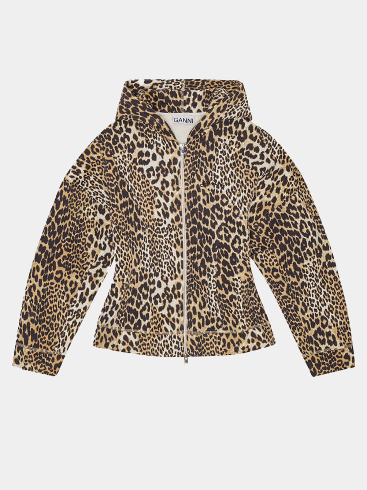 トップス GANNI Heavy Fleece Zip Hoodie Ganni Zip Hoodie Heavy Fleece | italist