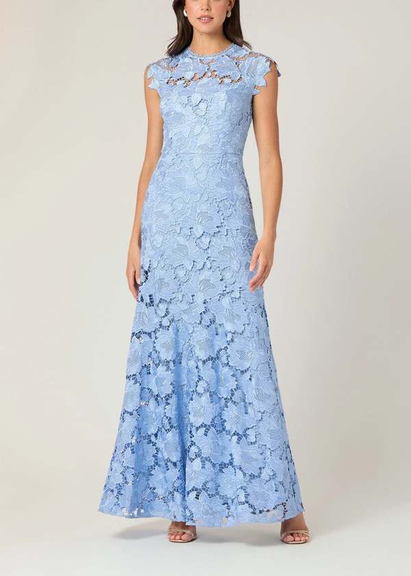 Shoshanna Raven Dress - Vista Blue | Garmentory Shoshanna Raven Dress - Vista Blue | Garmentory
